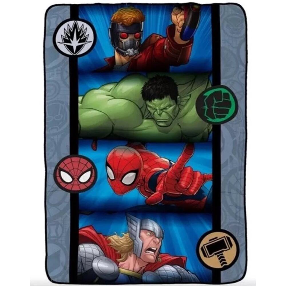 Franco Marvel Avengers Full Size Blanket 62 X 90